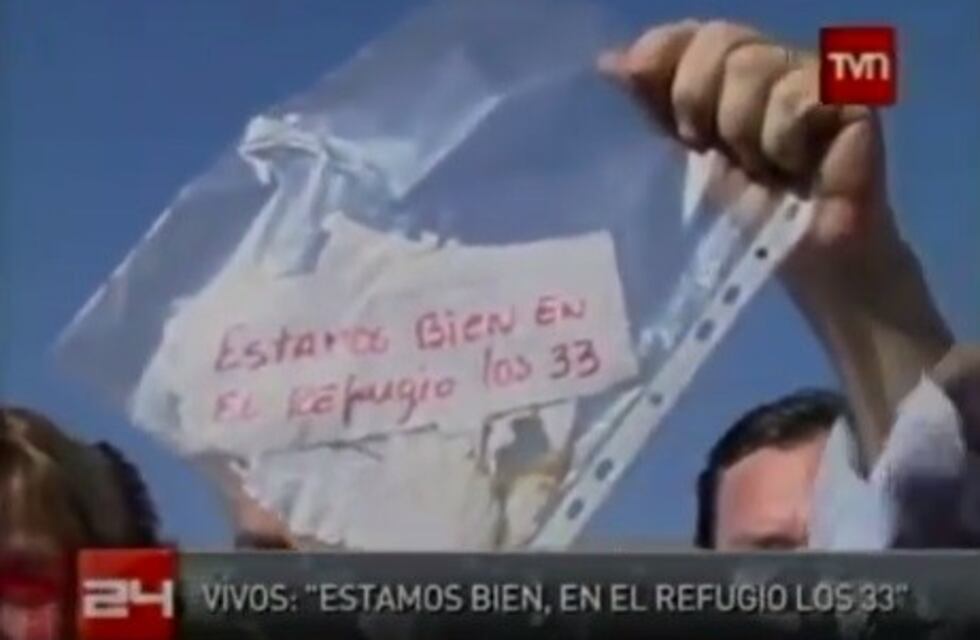 El minero chileno que escribió: "Estamos bien los 33" está internado en un psiquiátrico