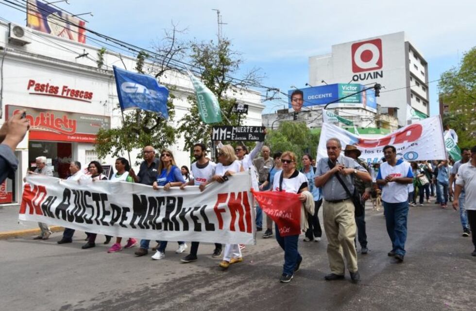 La marcha nacional también pasó por Resistencia