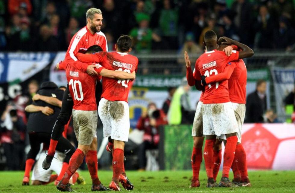 Suiza empató con Irlanda del Norte y se clasificó al Mundial de Rusia 2018