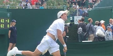 Carlos Berlocq, eliminado rápidamente de Wimbledon 2017\u002E