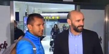 Montoya llegu00f3 a Sevilla.