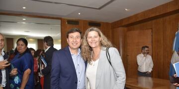 Daniel Arroyo y Gabriela Pedrali