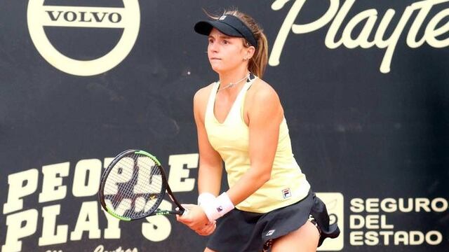 Nadia Podoroska se despidiu00f3 del torneo de Bogotu00e1