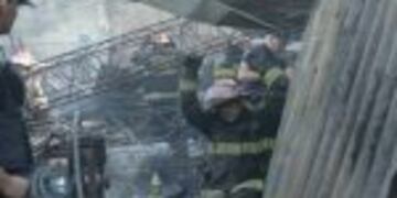 Incendio en un aserradero de la Cuarta Secciu00f3n