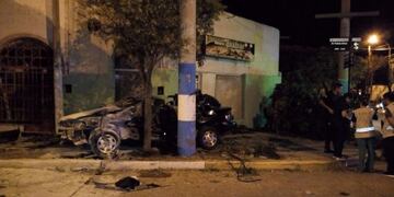 Así quedó el auto tras el accidente fatal en San Luis\u002E