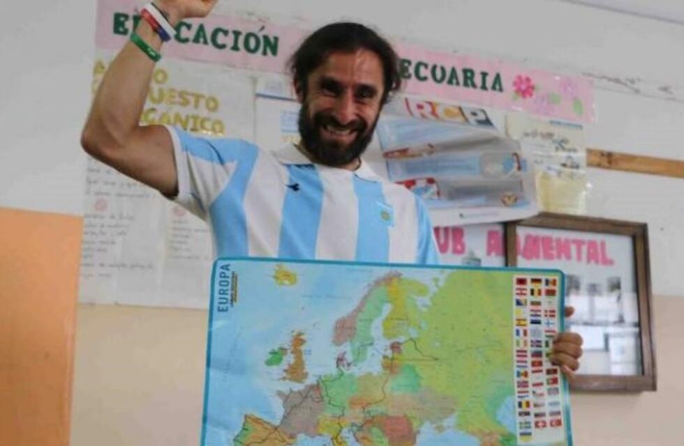 Volvió a San Juan el joven que recorrió 85 mil kilómetros en bici