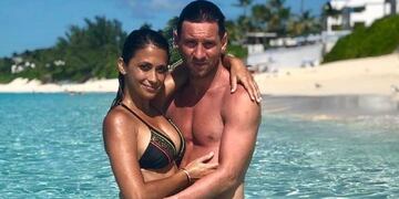 Lionel Messi y Antonela Roccuzzo