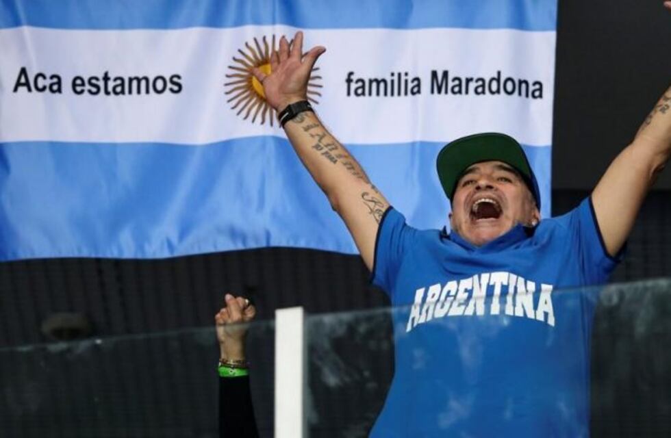 ¿Maradona visita San Juan para la Copa Davis?
