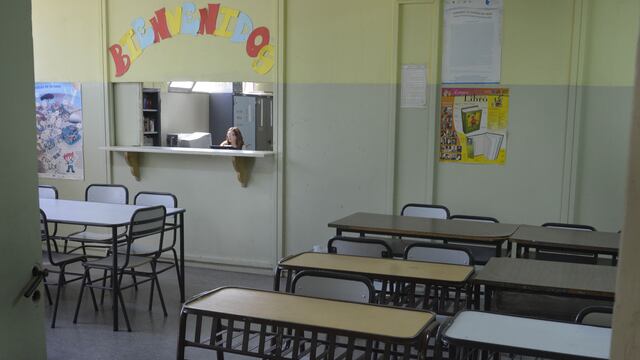 Las aulas vuelven a estar vacías.