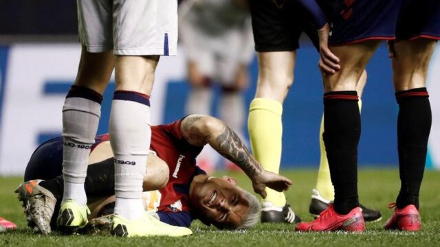 GRAF7716\u002E PAMPLONA, 24/01/2020\u002E- El delantero argentino de Osasuna, Luis \