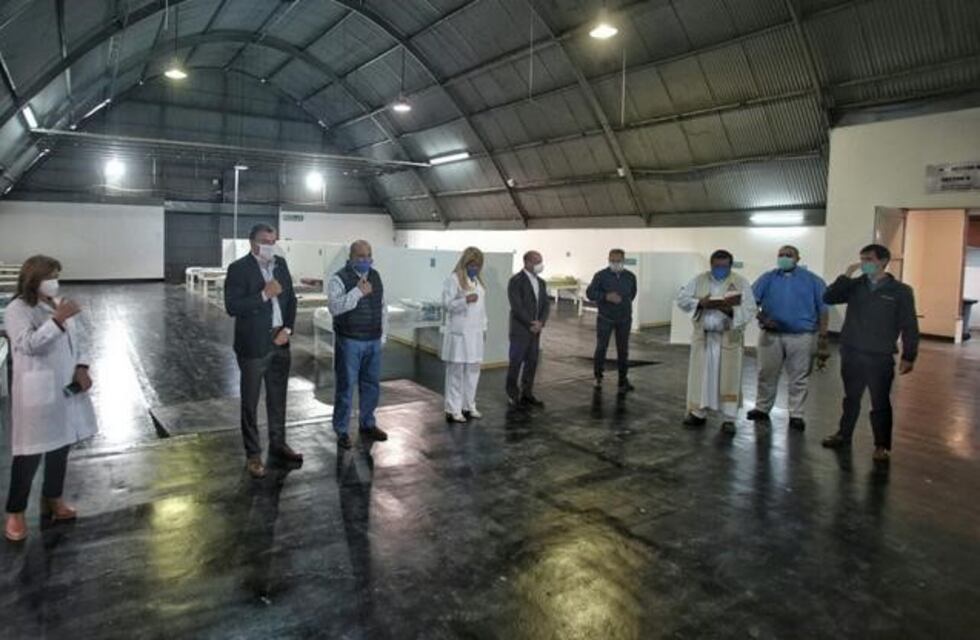 En la Rural se instalaron 130 camas para enfrentar la un posible brote de coronavirus