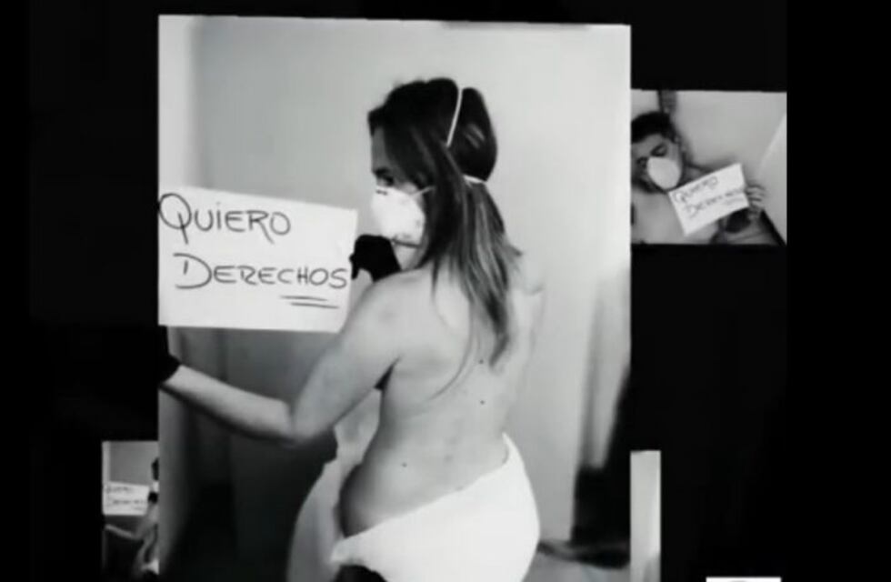 Odontólogos rosarinos al desnudo para exponer la falta de ingresos por el coronavirus