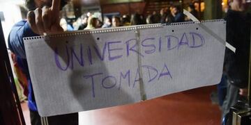 Rectorado de la UNSL, tomado\u002E Fotos: Nicolás Varvara\u002E