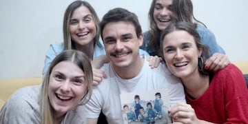 Los Riganti: Camila, Catalina, Franco, Sofia y Martina Riganti\u002E (German Garcia Adrasti)