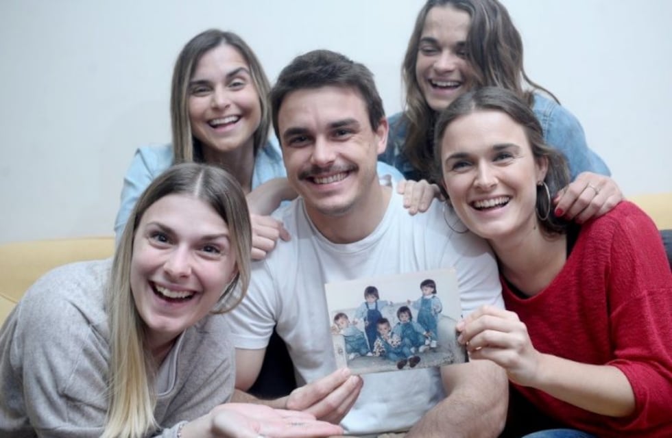Los quintillizos que lograron diferenciarse