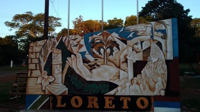 Loreto ya tiene su mural identificatorio con imágenes de su pasado y de su presente\u002E (Valeria Garibotti)