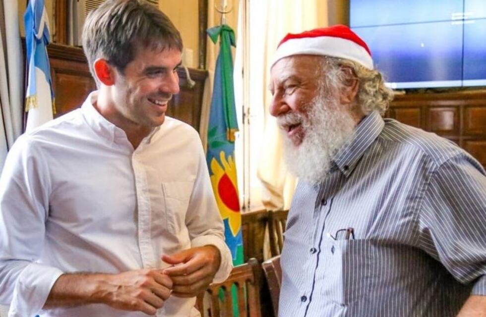 Gordito de amor: declararon personalidad destacada al "Papá Noel" nicoleño