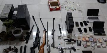 Allanamientos en Rosario y Villa Gobernador Gálvez\u002E (PDI)