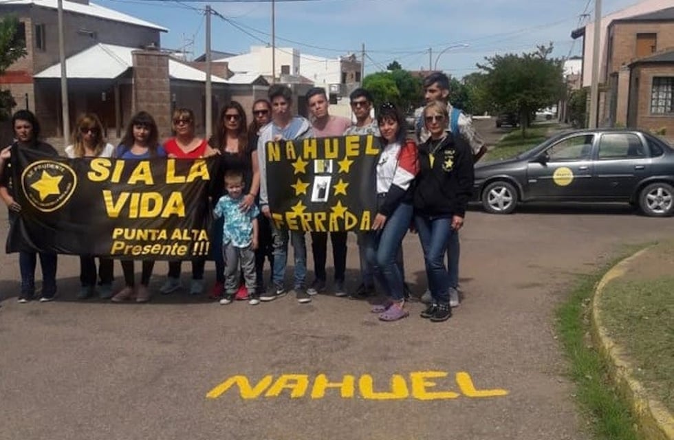 Pintaron la "estrella amarilla" de Nahuel Ferrada en Punta Alta