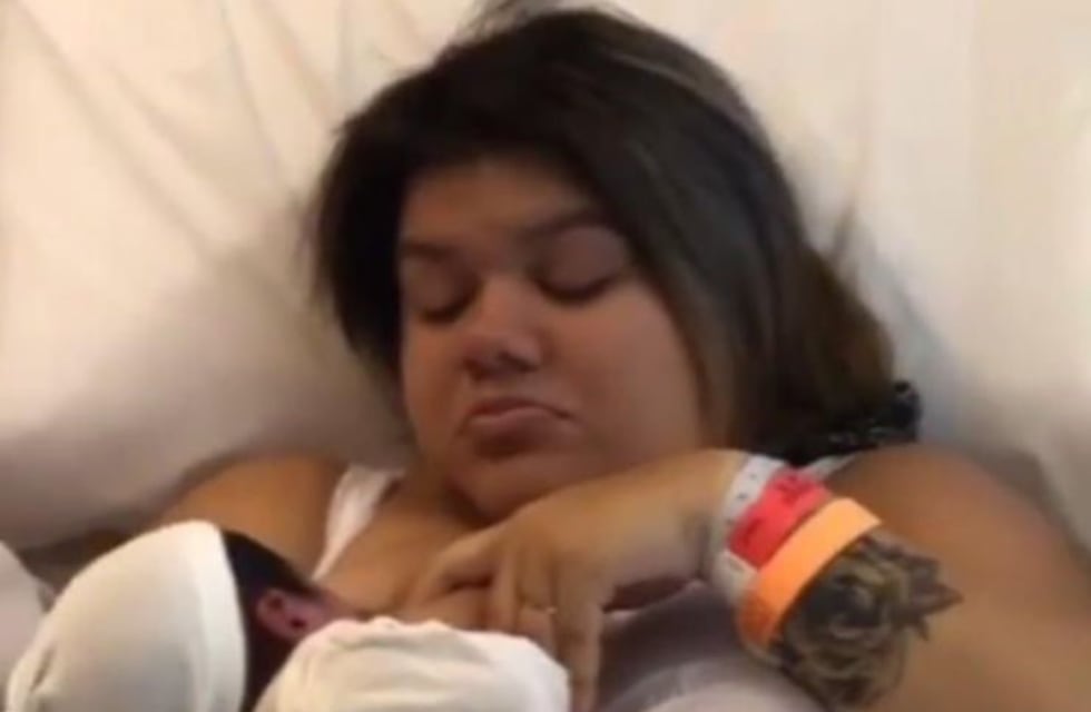 Morena Rial, las fotos inéditas del nacimiento de Francesco y un tierno mensaje: "A una semana de haberte conocido, hijo..."