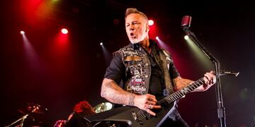 James Hetfield  (Mark Blinch/The Canadian Press via AP)