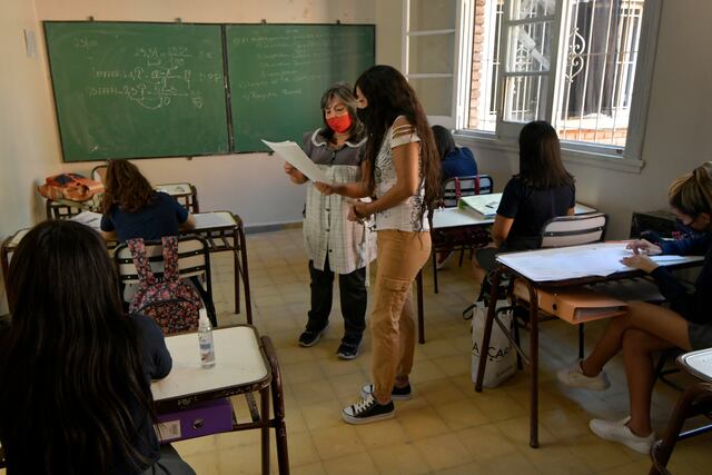 Se procederá a descontar el adicional del ítem aula a aquellos docentes que se unan a la medida de fuerza del SUTE.
Foto: Orlando Pelichotti / Los Andes