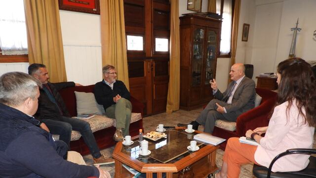 Mariano Uset recibió a directivos de ABSA.