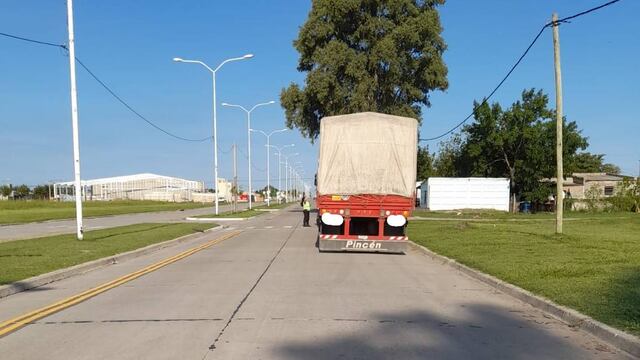 Camión transitaba sin permiso en Rafaela