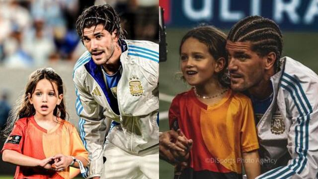 Rodrigo De Paul atribuyó su nuevo look a su hija Francesca: “Ella quiere que...”