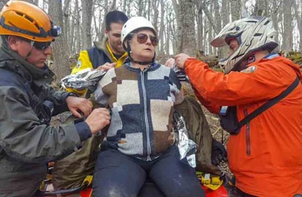 La Comisión de Auxilio intervino en el rescate de cuatro turistas en la zona de Valle de Lobos