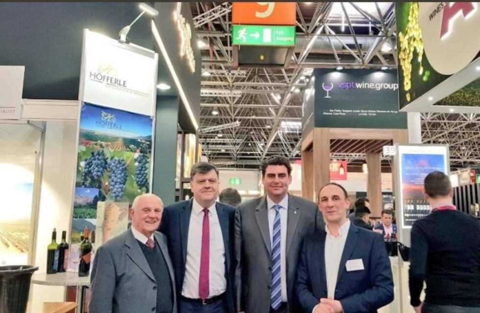 Martín Kerchner inauguró el stand de Mendoza en la ProWein de Alemania