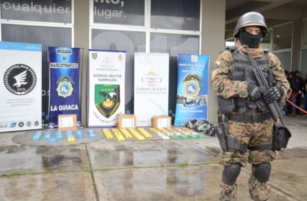 Dos narcos de Alto Comedero tenían 262 kilos de cocaína de máxima pureza