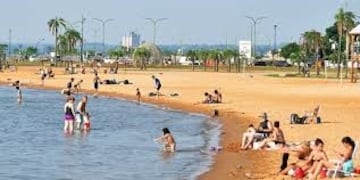 El Brete es el único balneario de Posadas, refugio en jornadas calurosas\u002E (MisionesOnline)
