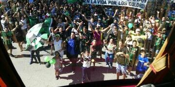Los hinchas coparon el Hilario Sánchez\u002E