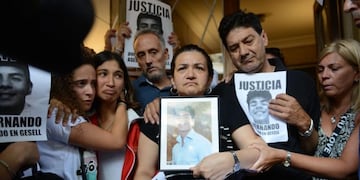Marcha en silencio por Fernando Báez Sosa en Recoleta\u002E (Foto: Clarín)