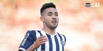 Un gol en el amistoso con River volvió a poner en carrera a Nahuel Bustos para ser titular\u002E Si no llega Ortíz, entra ante Vélez\u002E