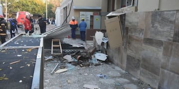 Explosión de gabinete de gas en Guaymallén