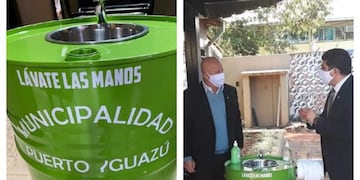 El cónsul paraguayo hizo entrega de los tambores\u002E