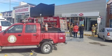 Evacuaron la sucursal de un Banco en Río Grande