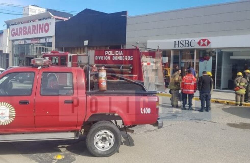 Evacuaron la sucursal de un Banco en Río Grande