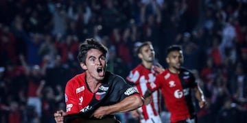 Braian Galván marcó el gol de la victoria en el Brigadier López\u002E (@colonoficial)
