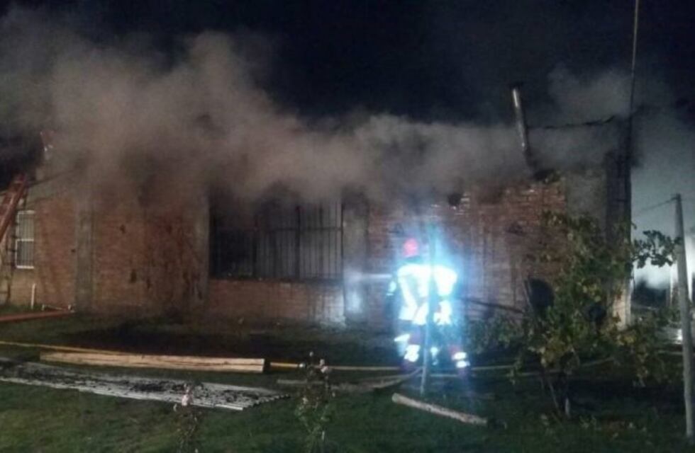 Pérdidas totales en un galpón de Tunuyán tras un incendio