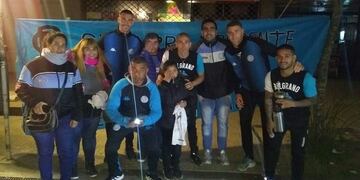 Parte del palntel Celeste agradeció el apoyo de los hinchas, que acompañarán este viernes ante Morón\u002E