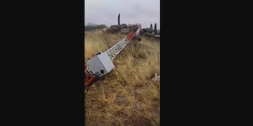 Así quedó la antena de la FM, en Totoral\u002E