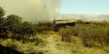 Incendio en Monte Redondo