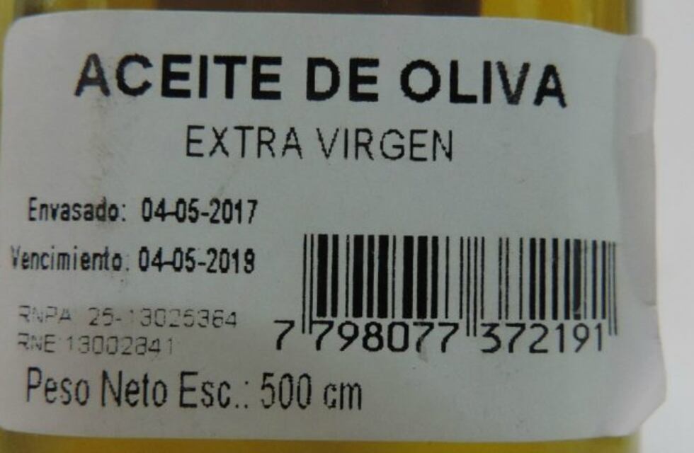 Prohíben el consumo de una marca de aceite de oliva
