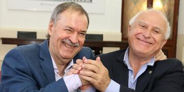 El ex intendente rosarino había sido invitado por el cordobés Juan Schiaretti\u002E (Archivo)