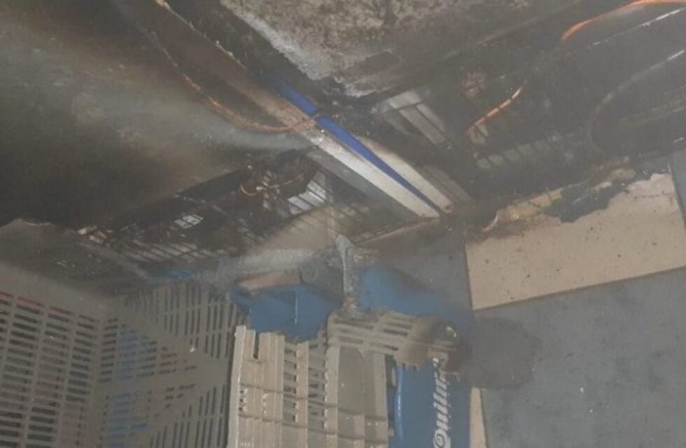 Bomberos sofocaron las llamas y evitaron el incendio de un local de comidas