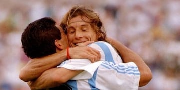 Claudio Caniggia y su recuerdo sobre Diego Maradona.