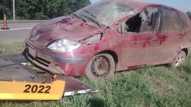 Catriel Sánchez se accidentó en el ingreso a Córdoba\u002E